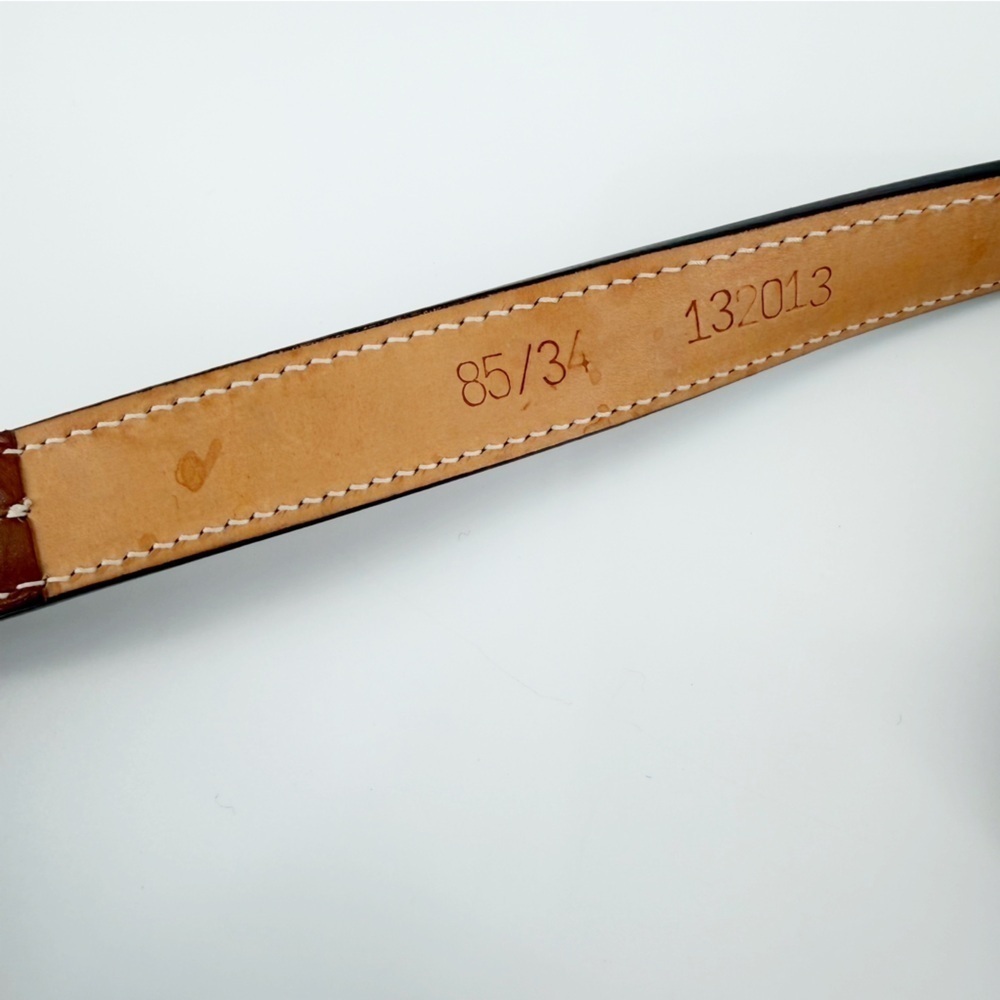 Just Campagne Paris Belt 25 Half Round Buckle Silver - Picture 3 of 8